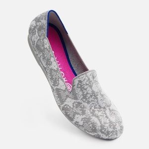 Rothy’s Grey Snake Loafer